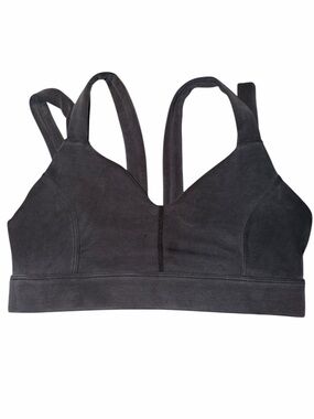 Carbon38 Black Double-Strap Support Bralette